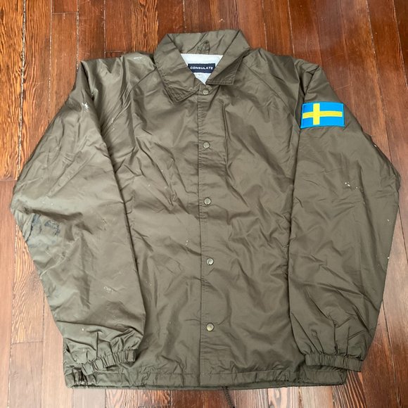 Vintage 1990s Coach Jacket Windbreaker Sweden - Picture 2 of 10